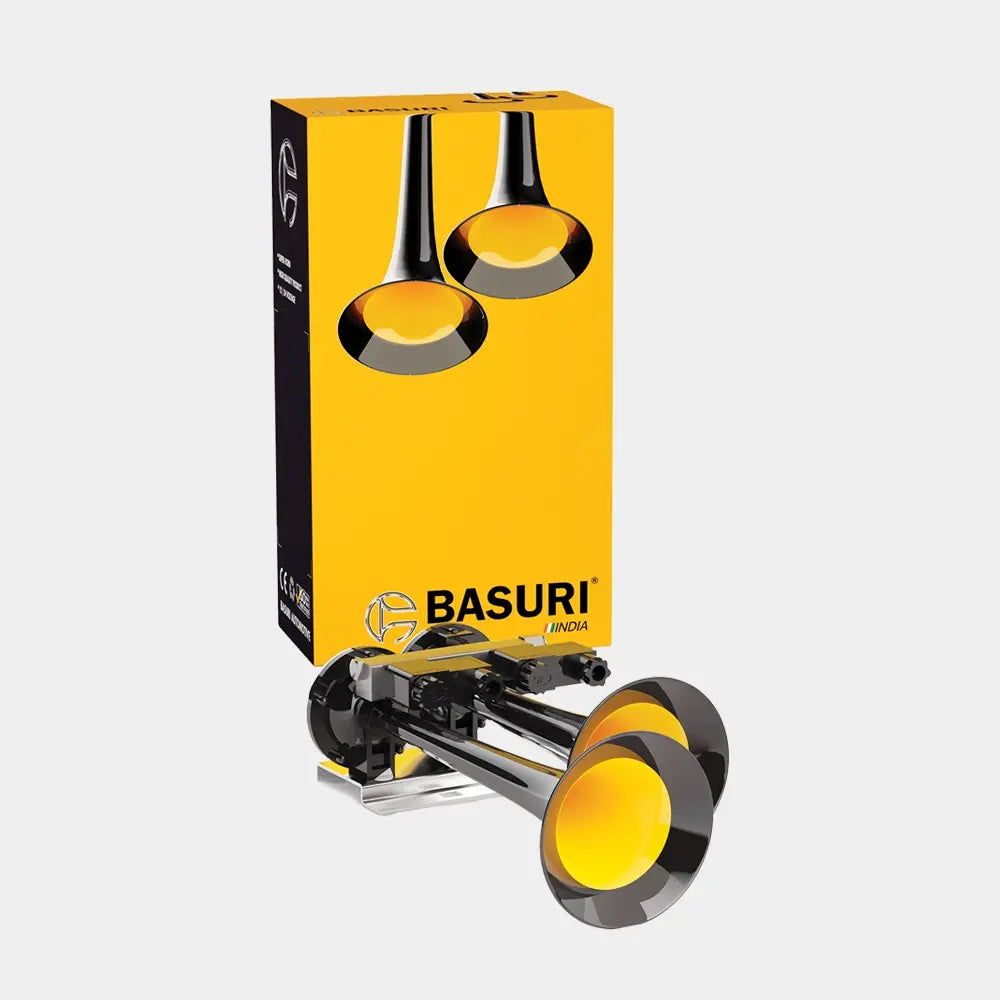 Basuri Dual Trumpets 12 Melodies – musical air horn kit