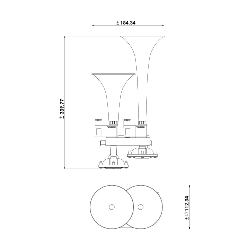 Basuri Dual Trumpets 12 Melodies