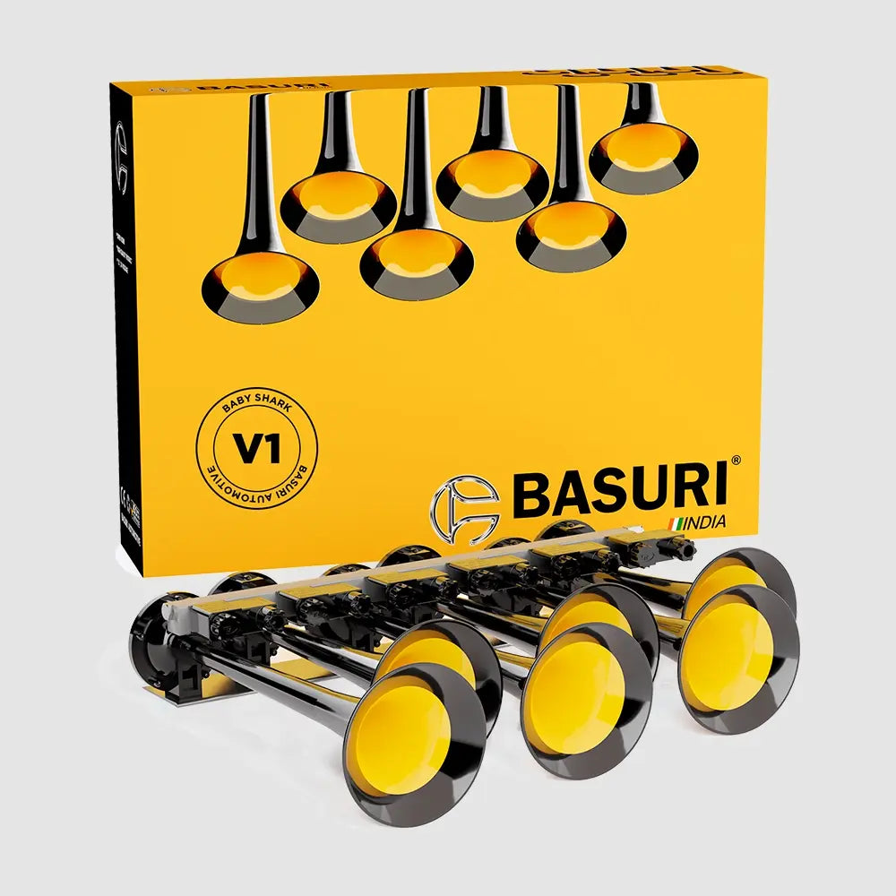 BASURI Musical Horn　BabyShark Basuri Baby Shark V1 Edition | 31 Sound Musical Air horn For Truck