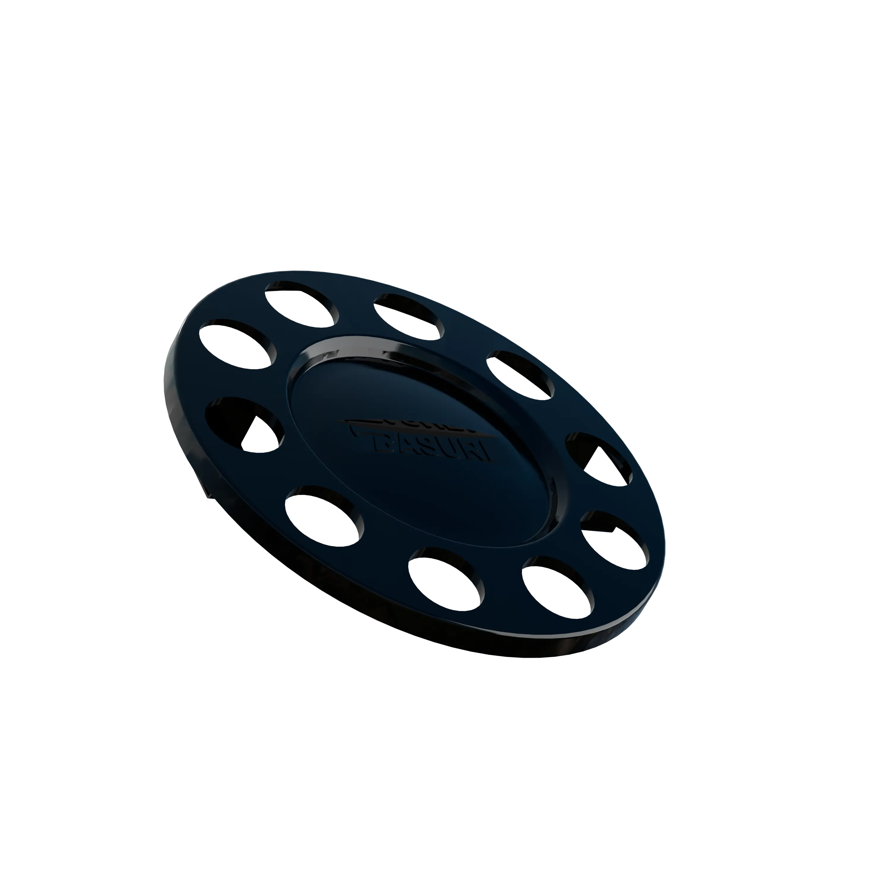 Close Center Wheel Trim 10 Stud Black