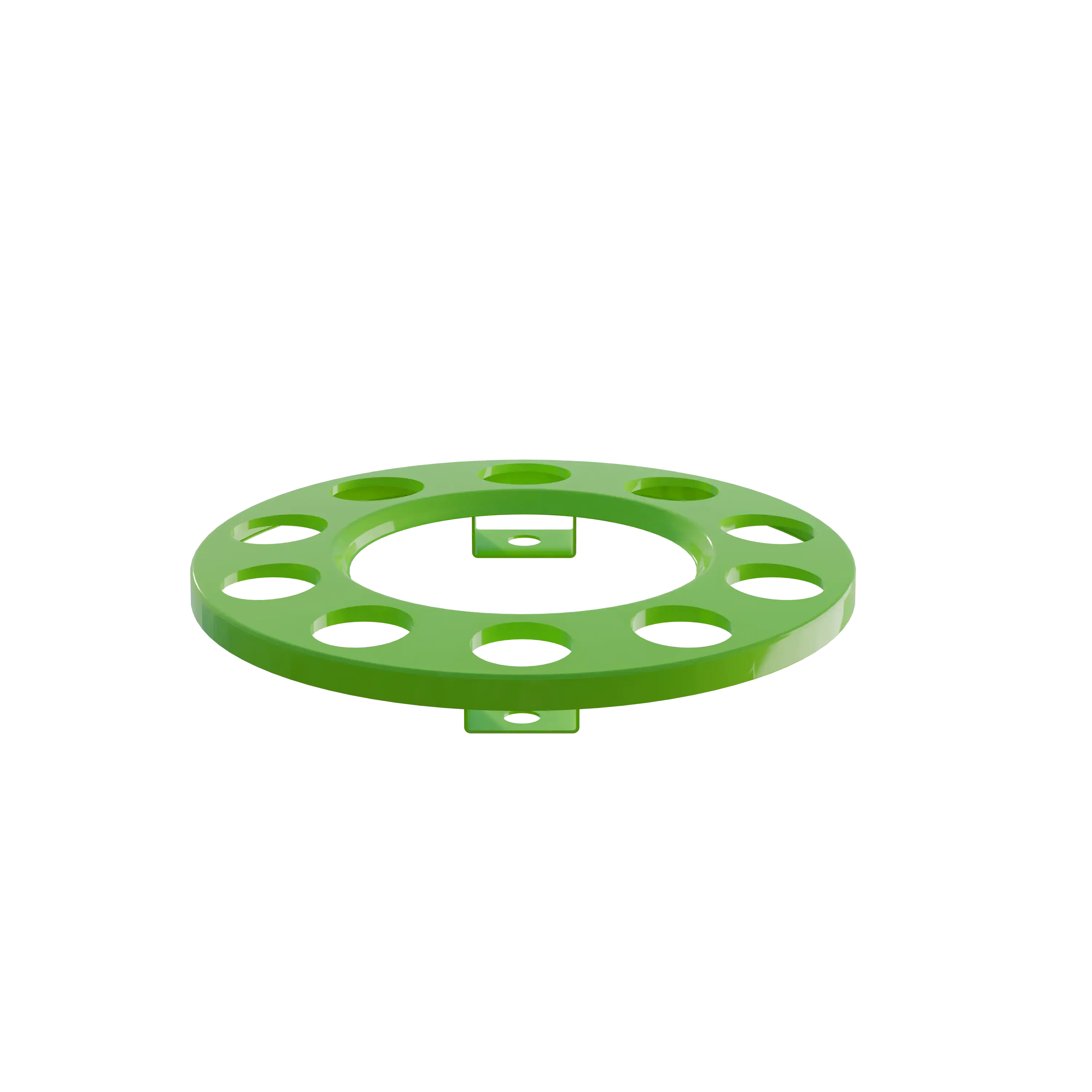 Open Center Wheel Trim 10 Stud Neon