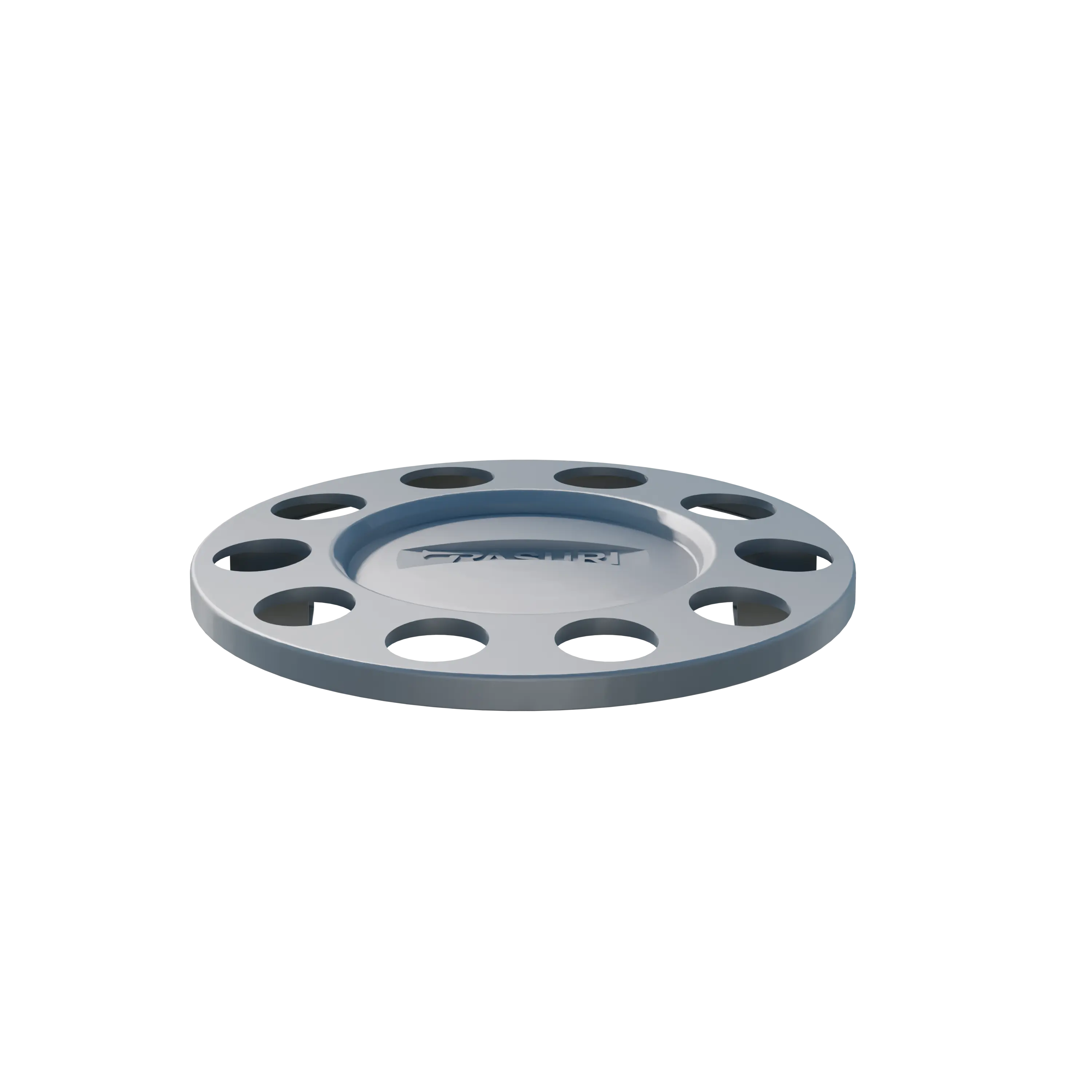 Close Center Wheel Trim 10 Stud Silver