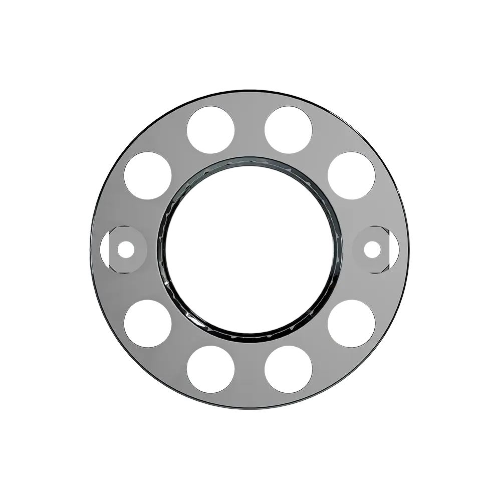 Open Center Wheel Trim 10 Stud Stainless Steel