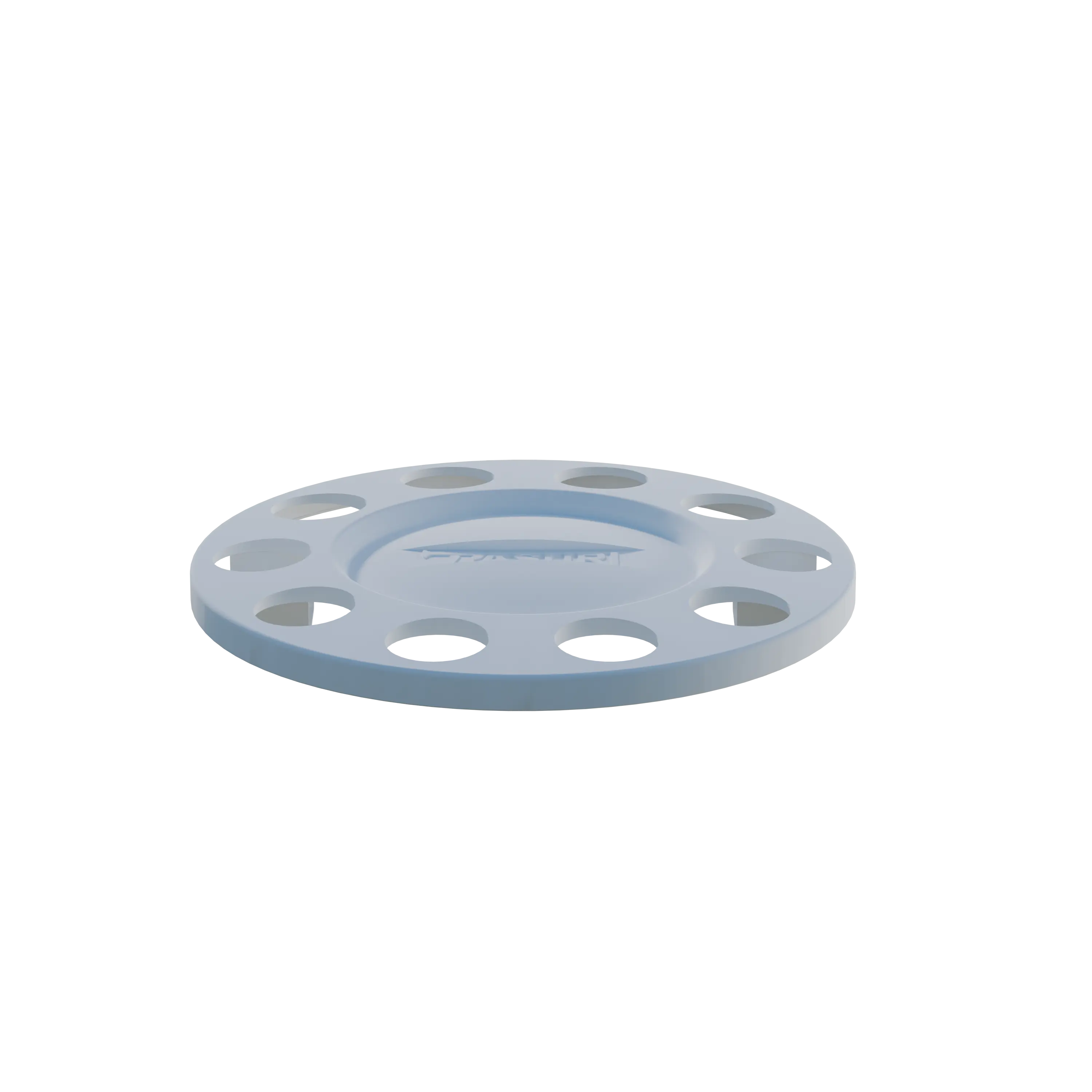 Close Center Wheel Trim 10 Stud White