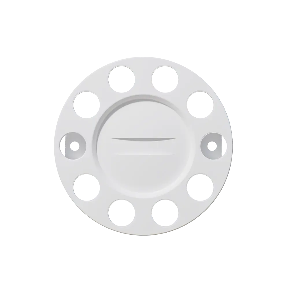 Close Center Wheel Trim 10 Stud White