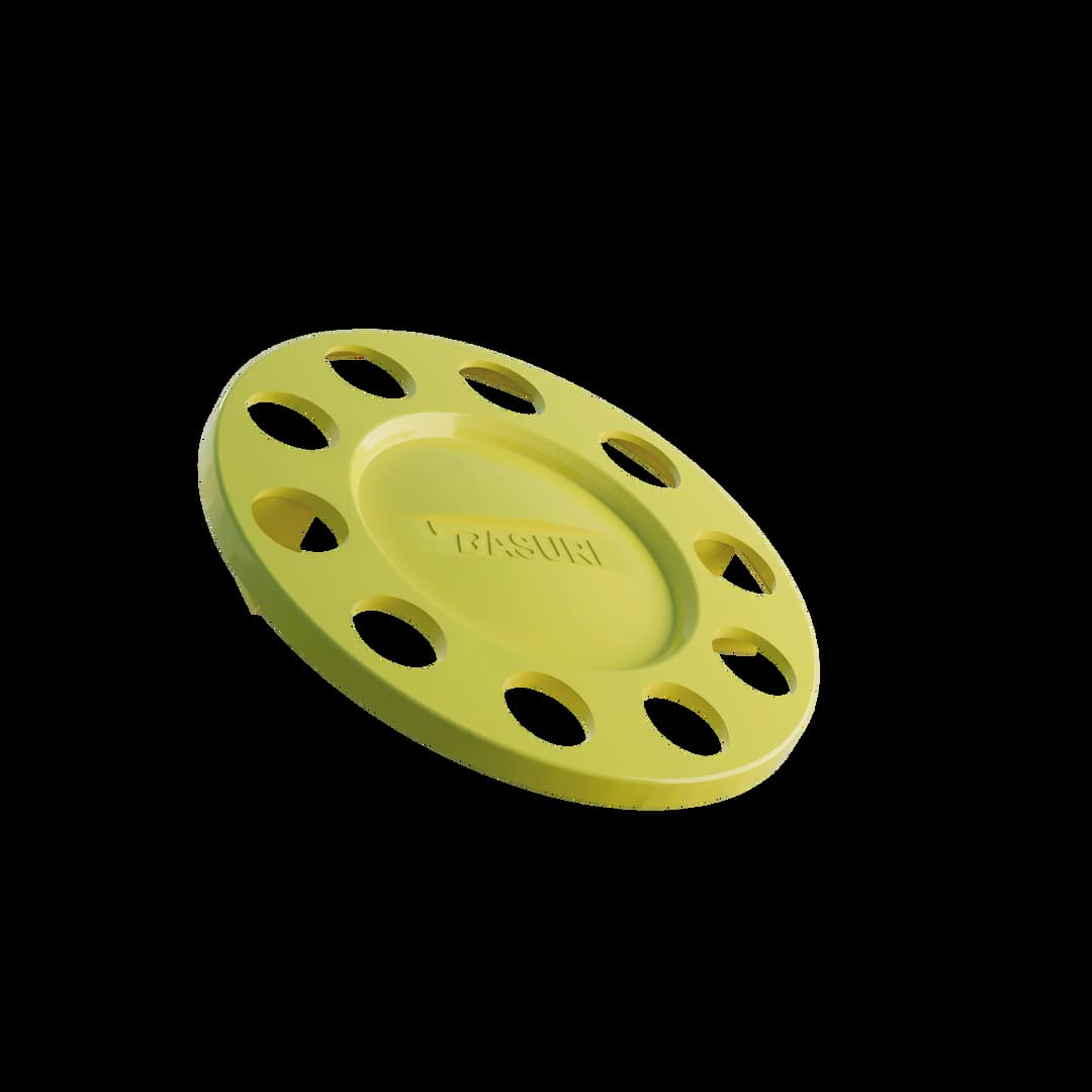 Basuri Close Center Wheel Trim-(Yellow) 32Mm