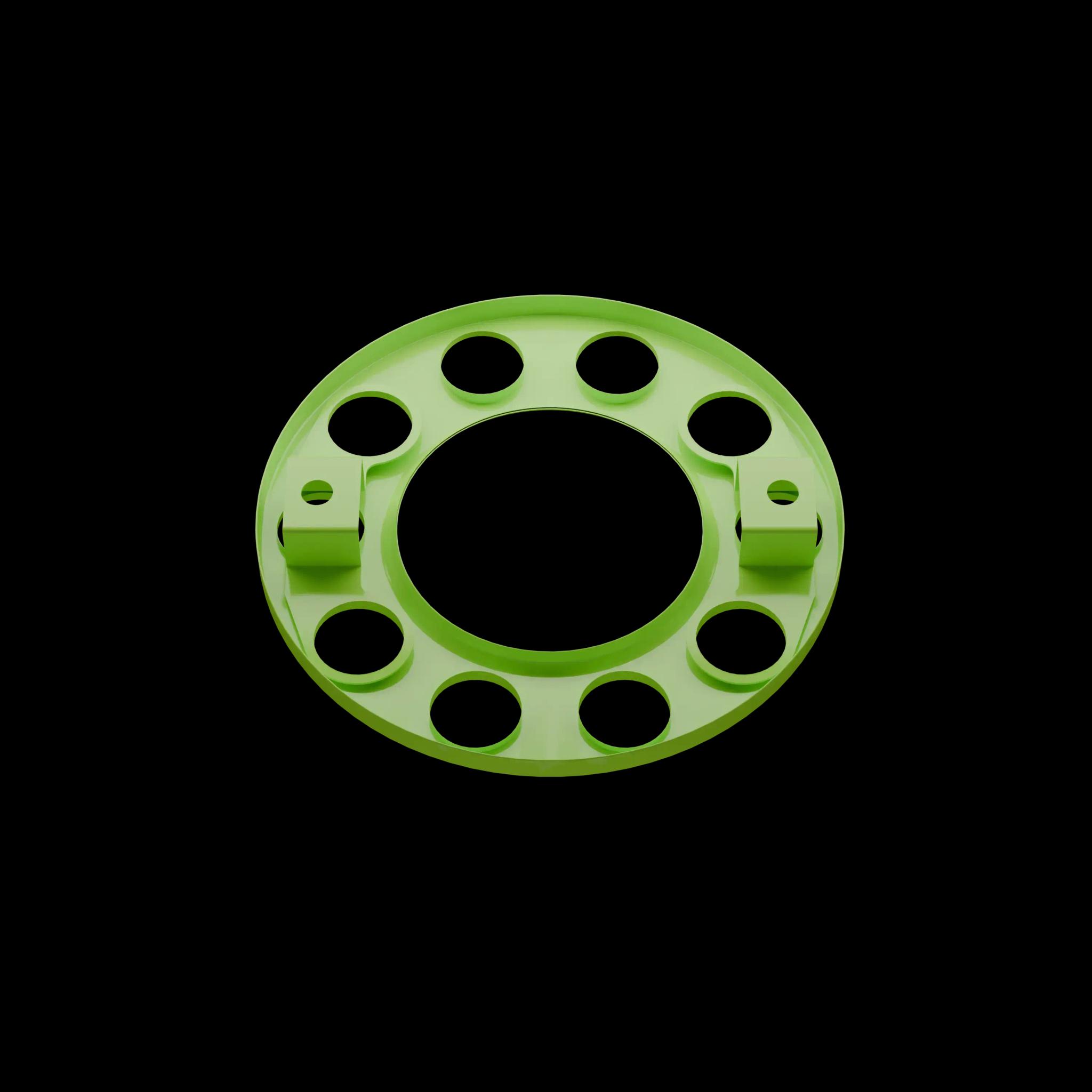 Basuri Open Center Wheel Trim-(Neon)32Mm