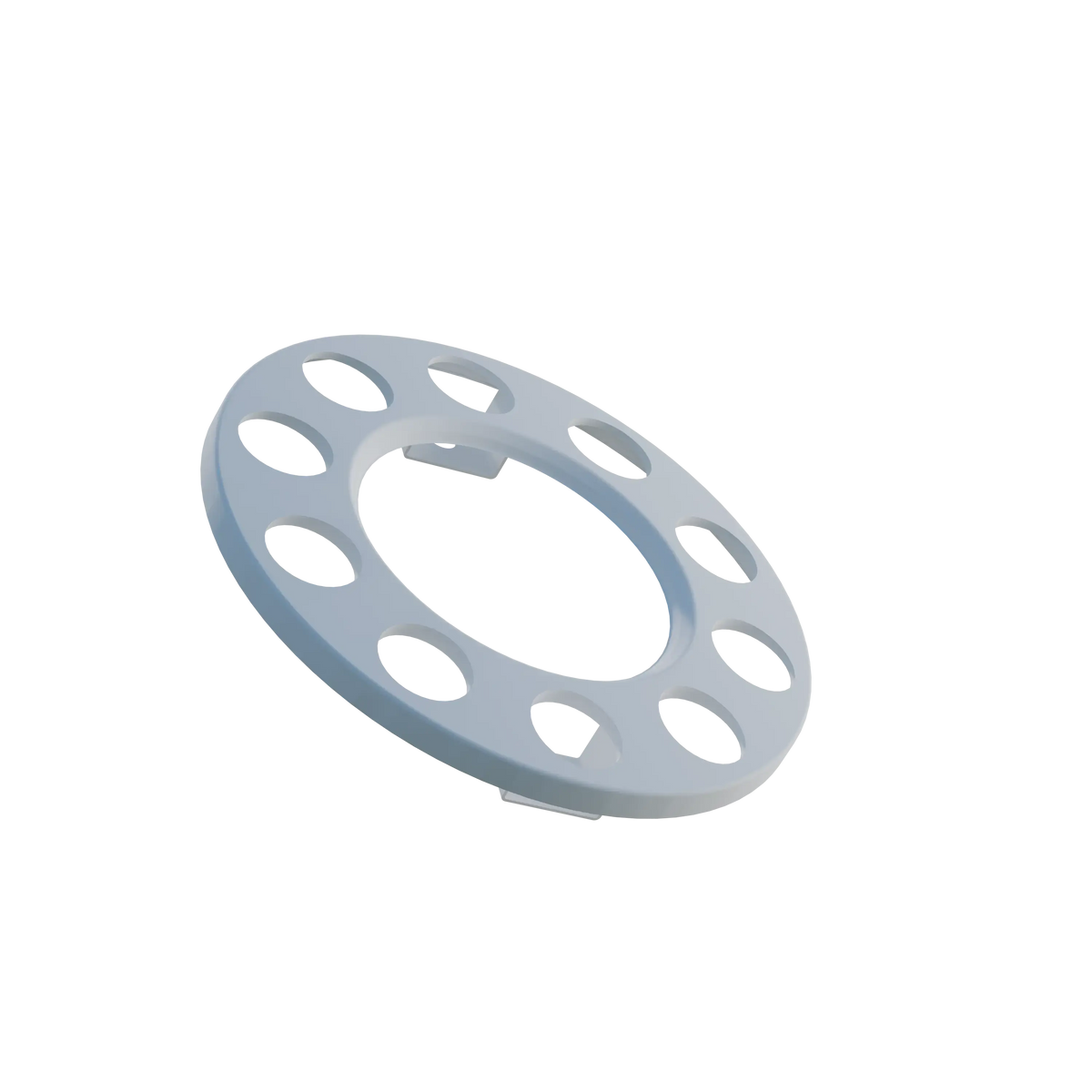 Open Center Wheel Trim 10 Stud White – 10-stud truck wheel trim