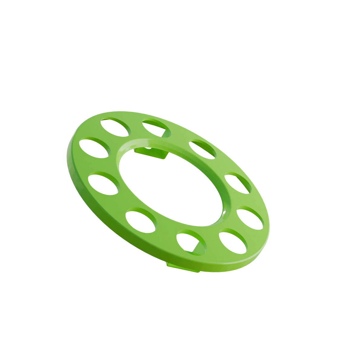Open Center Wheel Trim 10 Stud Neon