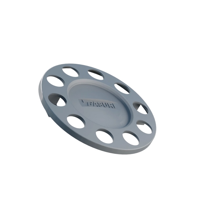 Close Center Wheel Trim 10 Stud Silver