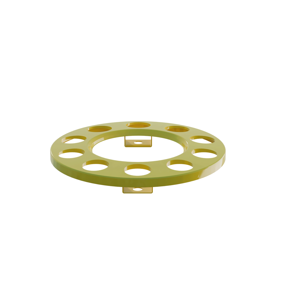 Open Center Wheel Trim 10 Stud Yellow product image